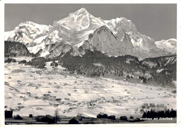 Wildhaus mit Schafberg Vorderseite