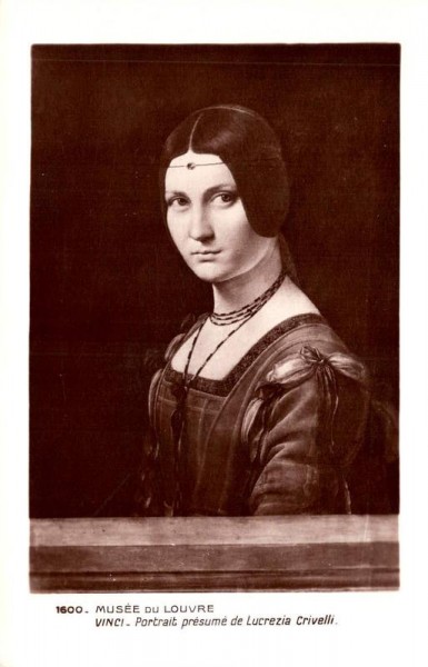 Musée du Louvre: Vinci - Portrait présumé du Lucrezia Crivelli Vorderseite