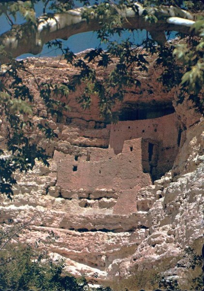 Montezuma Castle. National Monument. Camp Verde, Arizona Vorderseite