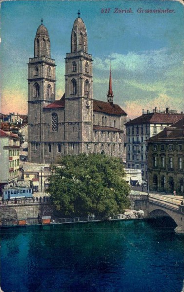 Grossmünster (Zürich) Vorderseite