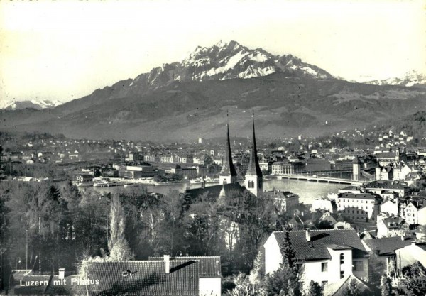 Luzern mit Pilatus Vorderseite