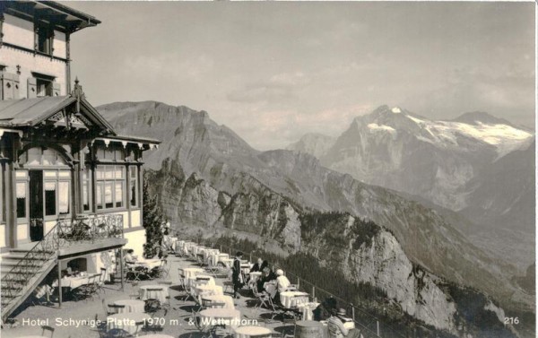 Hotel Schynige-Platte Vorderseite