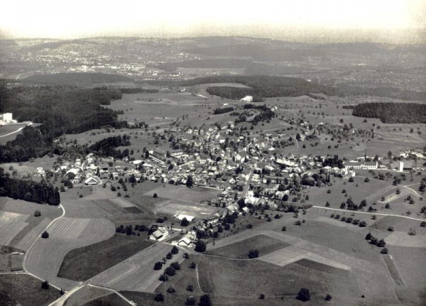 Kirchberg SG - Flugaufnahme Vorderseite