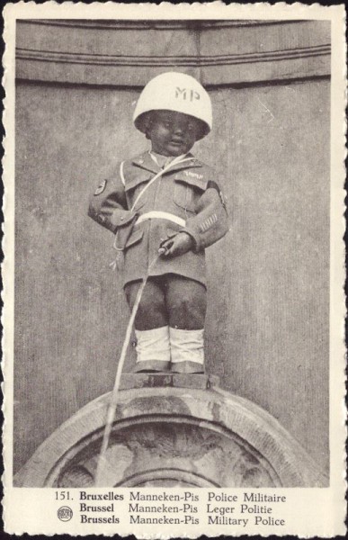 Bruxelles, Manneken-Pis, Police Militaire