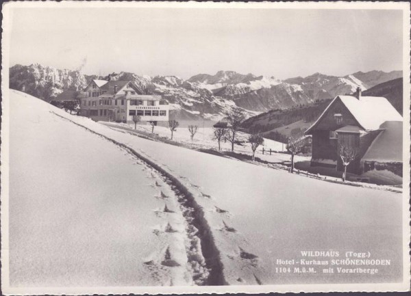 Wildhaus, Hotel-Kurhaus Schönenboden Vorderseite