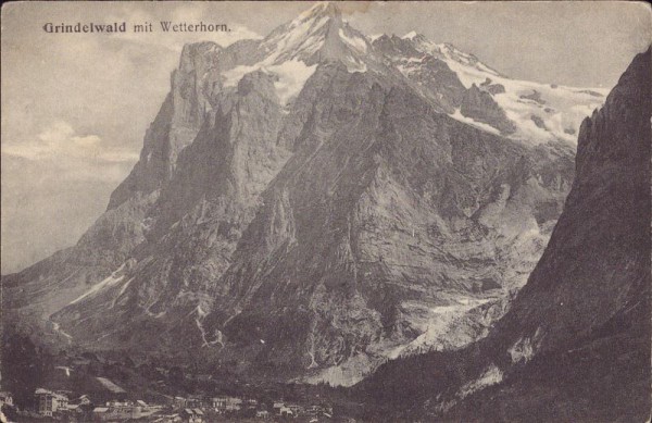 Grindelwald mit Wetterhorn