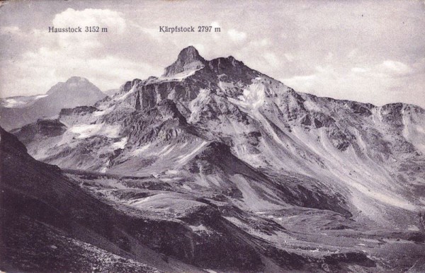 Hausstock 3152m Kärpfstock 2797m