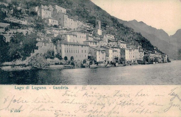 Lago di Lugano, Gandria Vorderseite