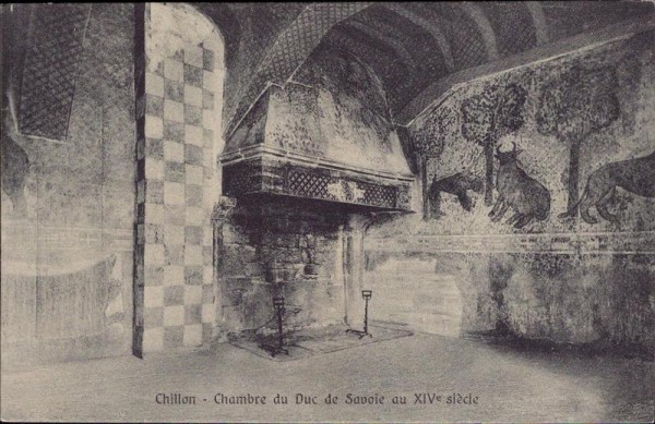 Chambre du Duc de Savoie du XIVe siecle, Chillon Vorderseite
