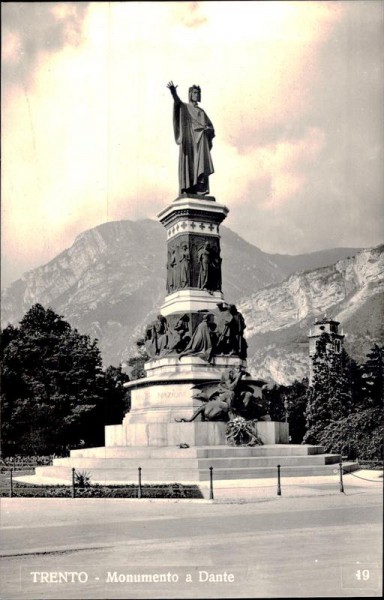 Trento - Monumento & Dante Vorderseite