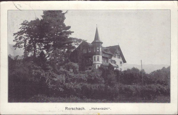 Rorschach Hohenbühl Vorderseite