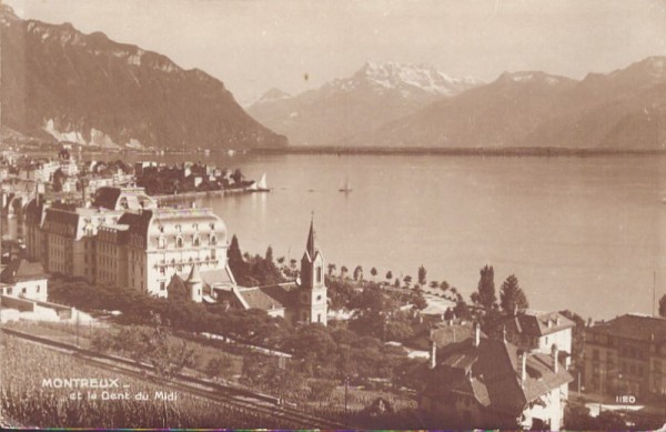 Montreux - la Dent du Midi