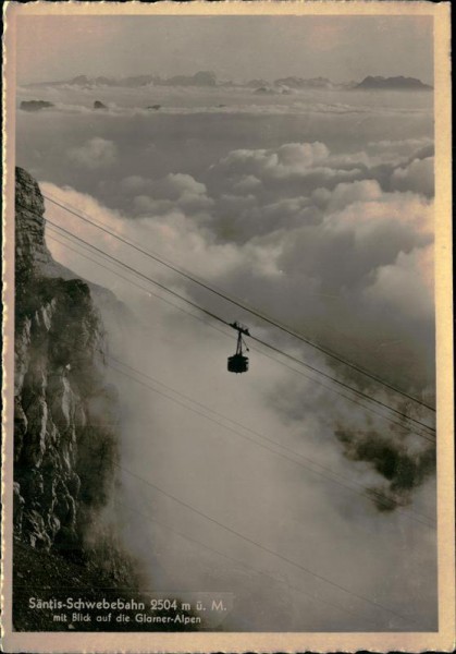 Säntis Schwebebahn Vorderseite
