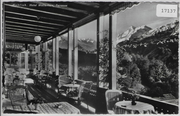 Hohfluh - Hotel Wetterhorn - Terrasse