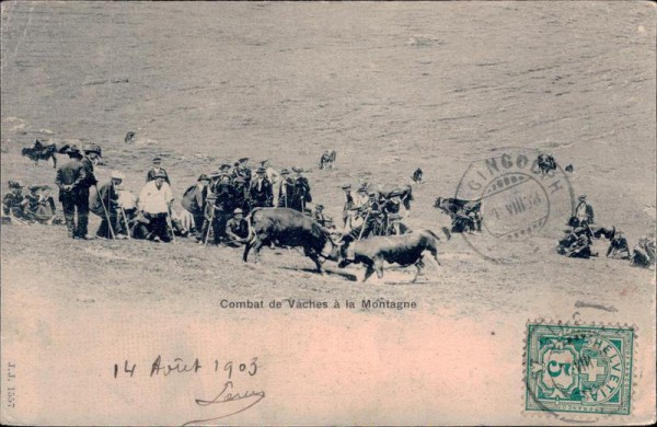 Combat de Vaches, Kuhkampf Vorderseite