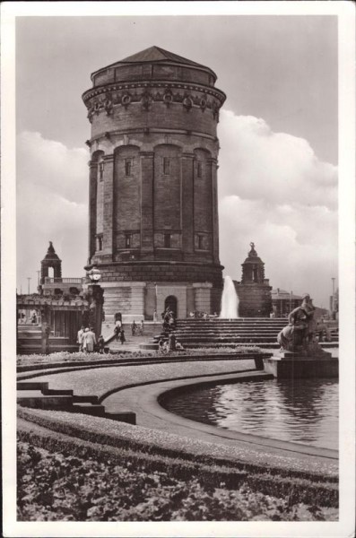 Mannheim - Wasserturm Vorderseite