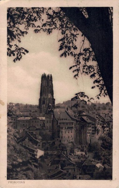 Fribourg. 1919 Vorderseite