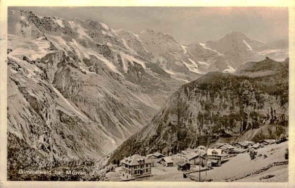 Mürren, Gimmelwald Vorderseite