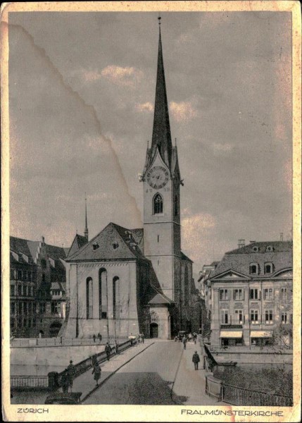 Fraumünster (Zürich) Vorderseite