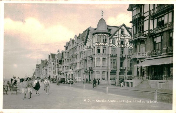 Knocke-Zoute-La Digue, Hotel de la Brise Vorderseite