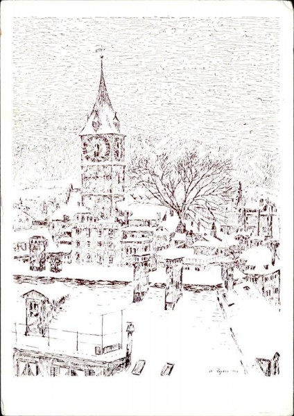 St. Peter (Zürich) Vorderseite