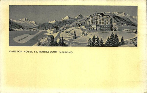 Carlton Hotel St. Moritz Dorf Vorderseite
