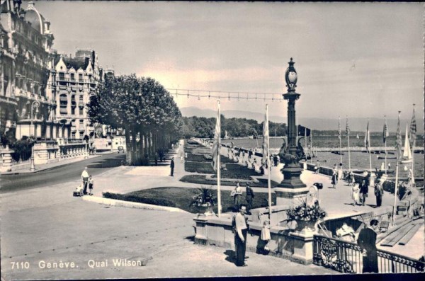 Genève/Quai Wilson Vorderseite