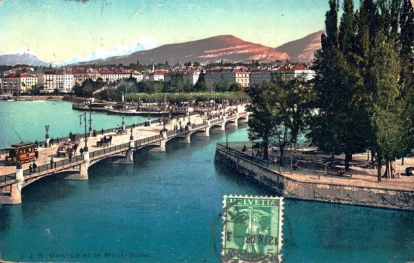 Genève et le Mont-Blanc Vorderseite