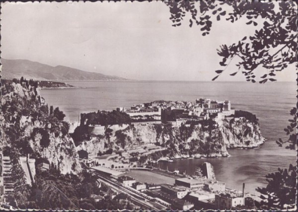 Monaco - Le Rocher et le Stade Louis II