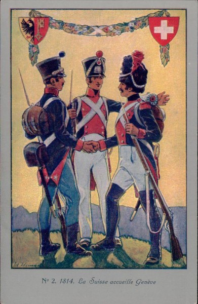 Genève, 1. janvier 1814, Nr. 2 Vorderseite