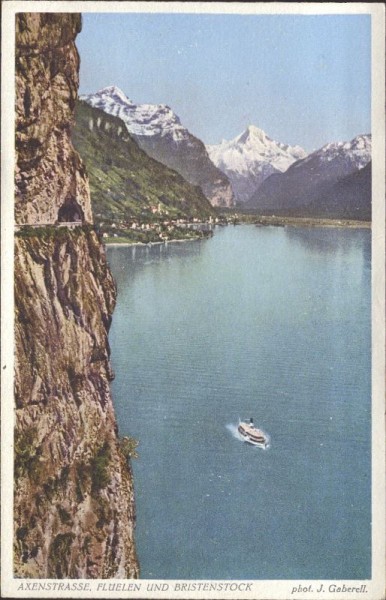 Axenstrasse, Flüelen und Bristenstock