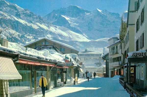 Wengen, Dorfpartie, Jungfrau Vorderseite
