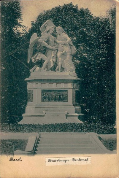 Basel - Strassburger Denkmal Vorderseite