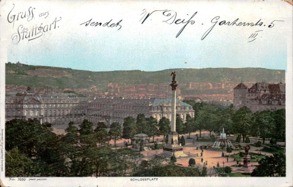 Gruss aus Stuttgart Vorderseite