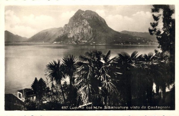 Lugano col M.te S.Salvatore visto da Castagnola Vorderseite