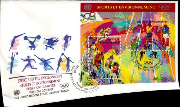 Nations Unies, Sport und Umwelt Vorderseite