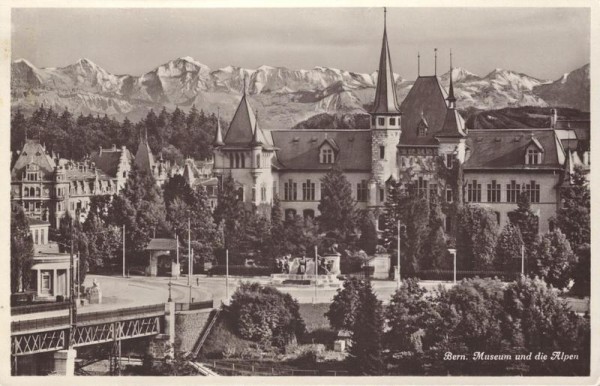 Bern - Museum und Alpen  Vorderseite