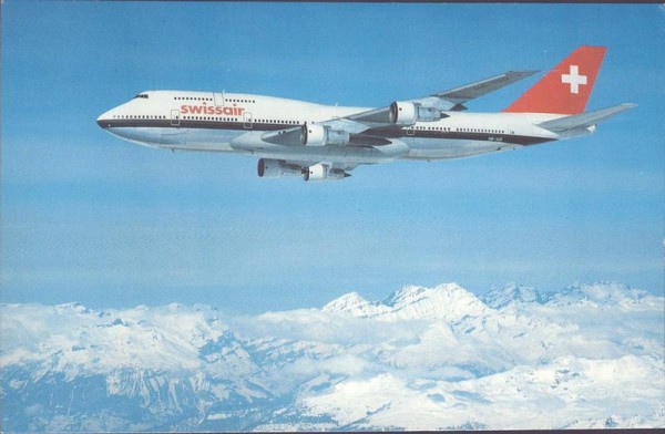 Swissair, Boeing 747-357 Vorderseite