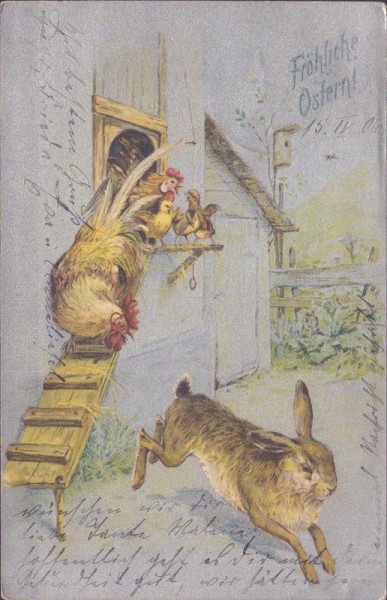 Fröhliche Ostern Vorderseite