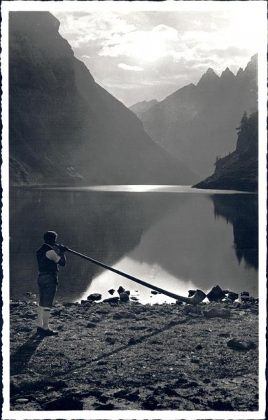 Fählensee, Alphornbläser Vorderseite