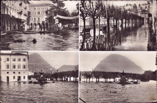 Lugano November 1951 Überschwemmung