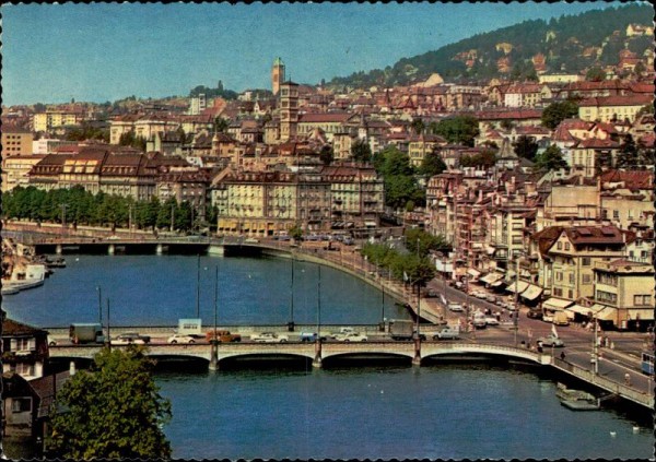 Limmat und Limmatquai (Zürich) Vorderseite