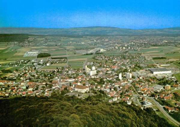 Villmergern, Flugaufnahme Vorderseite