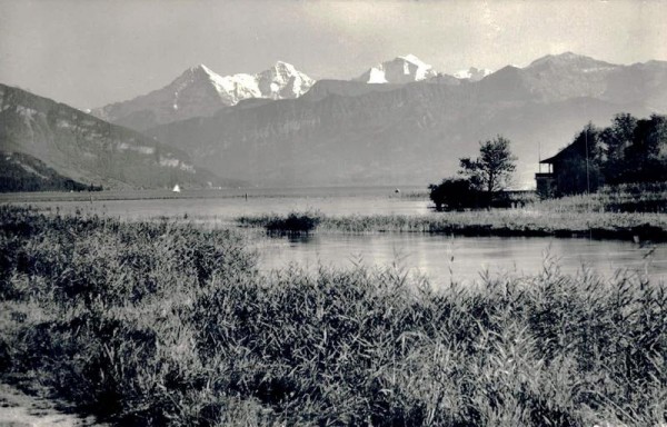 Thunersee mit Eiger, Mönch, Jungfrau Vorderseite