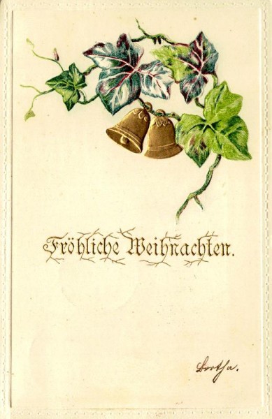 Fröhliche Weihnachten Vorderseite