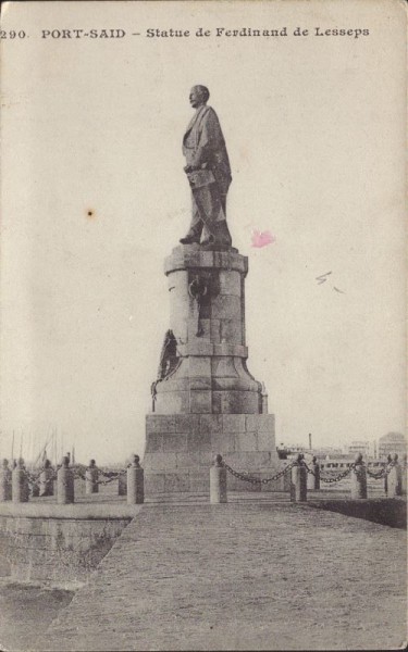 Port - Said, Statue de Ferdinand de Lesseps, Ägypten