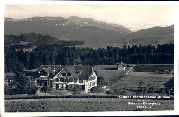 Kurhaus Rohrimoos-Bad ob Thun Vorderseite