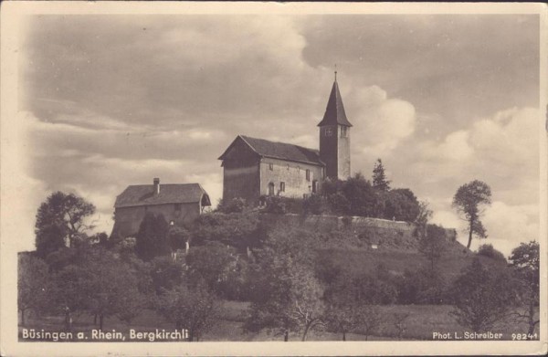 Büsingen, Bergkirchli Vorderseite