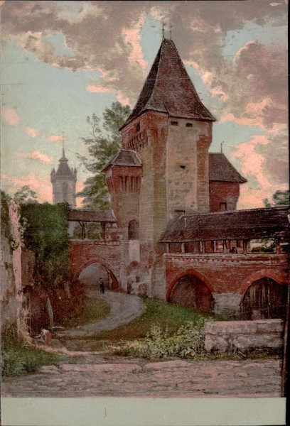 Tour du Château d'Estavayer, Leon Berthoud Vorderseite