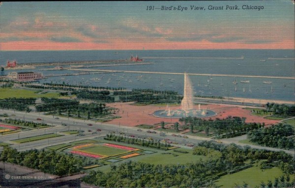 Bird's- Eye View, Grant Park, Chicago Vorderseite